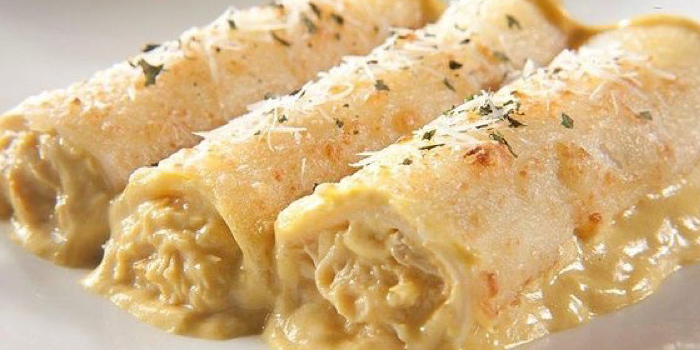 canelones de pollo