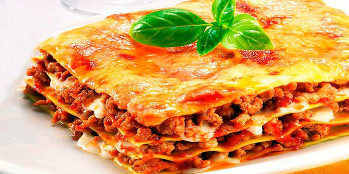 lasaña de carne