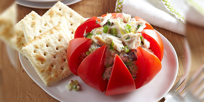 tomates rellenos de atun